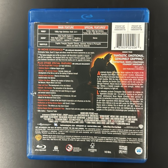 Batman Begins - Blu-ray - Picture 2 of 4